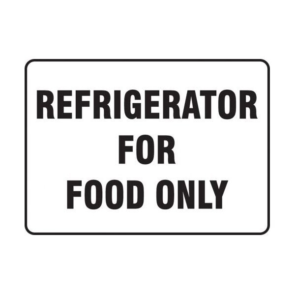 Accuform Safety Sign REFRIGERATOR FOR FOOD MGS105 MGS105 - main